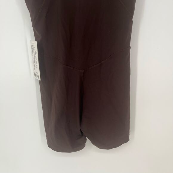 Lululemon Align Bodysuit Shorts 6" Espresso One Piece New With Tags - Picture 9 of 9